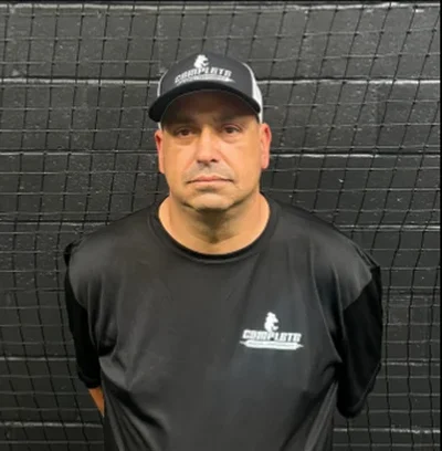 Mike Roy in a Complete Baseball Performance cap and shirt